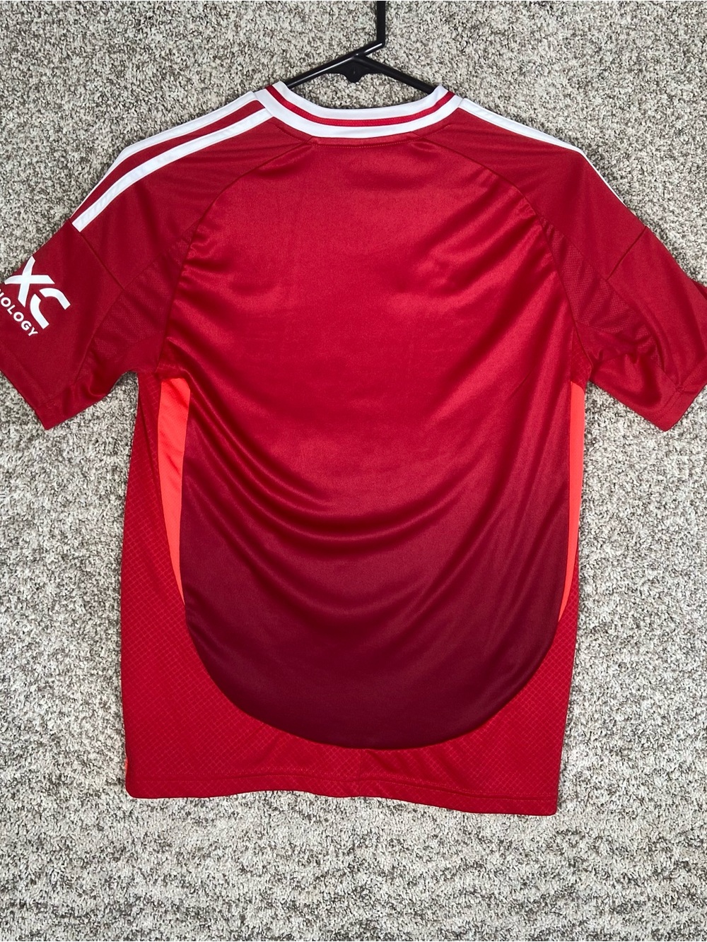 Manchester United Jersey Youth 13-14 Years Adidas Shirt Kit Football Soccer - Picture 2 of 6